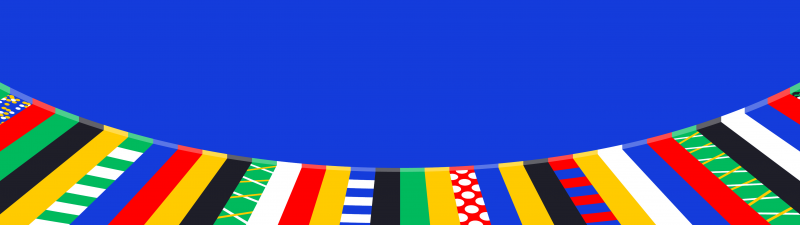 UEFA EURO, 2024, Ultrawide, Blue background