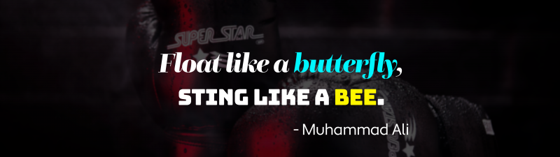Boxing, Popular quotes, Muhammad Ali, Gloves, Dark background, Inspirational quotes, 5K