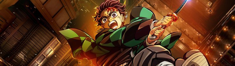 Tanjiro Kamado, Demon Slayer: Kimetsu No Yaiba Infinity Castle, 2025 Movies, Anime movie, 5K