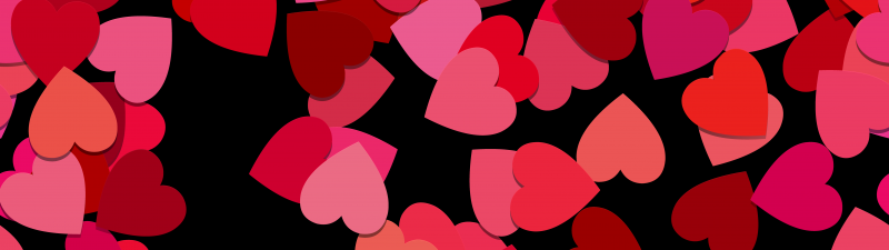 Love hearts, Red aesthetic, Red hearts, Girly backgrounds, 5K