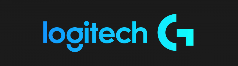 Logitech, Dark background, Logo, 5K