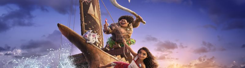 Moana 2, 8K, 2024 Movies, Animation movies, 5K