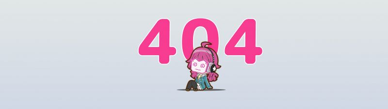 404 not found, Cute anime, Minimalist, Pink aesthetic, 404 Error