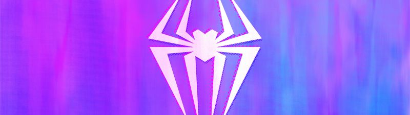 Gwen Stacy, Logo, Colorful background, Spider-Man: Across the Spider-Verse, 5K