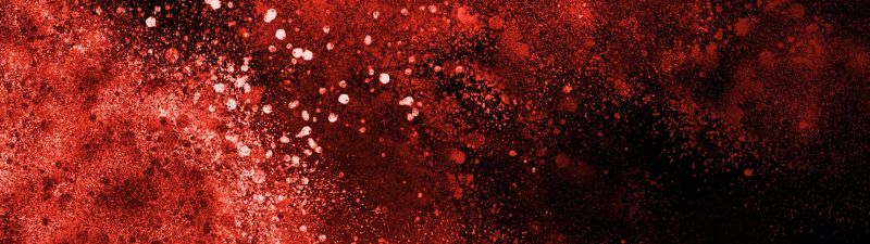 Explosion, Red aesthetic, Dust, 5K