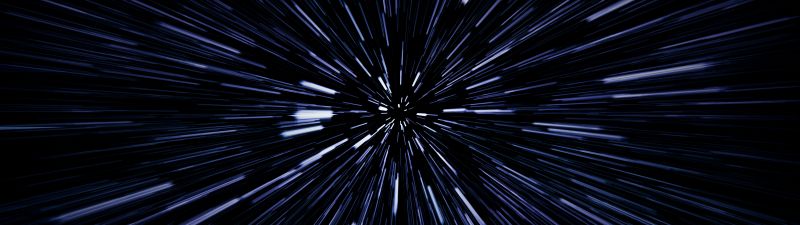 Hyperspace, Warp, Dark aesthetic, 5K, Space Travel