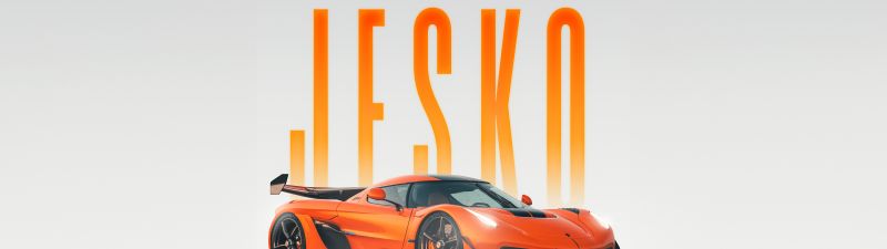 Koenigsegg Jesko, Poster, Sports cars, 5K