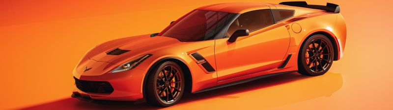 Chevrolet Corvette, Orange aesthetic, Sports cars, Orange background