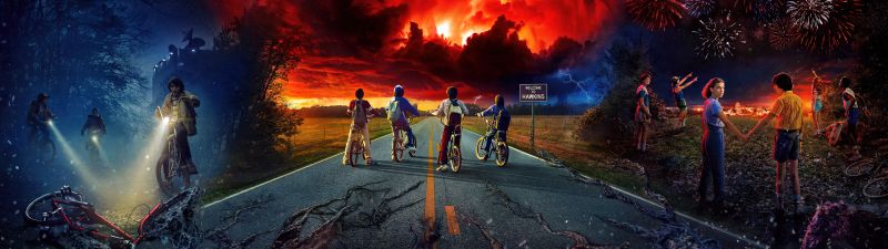 Stranger Things, Poster, Netflix series, Key Art