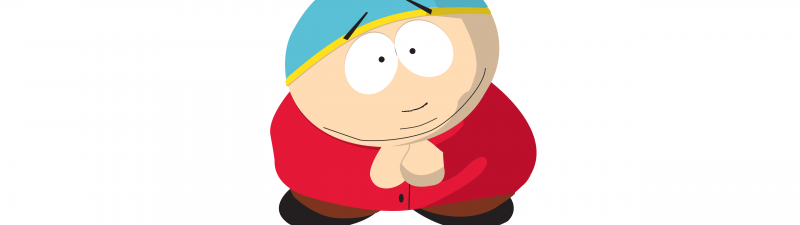 Eric Cartman, Adorable, Minimalist, South Park, 5K, White background