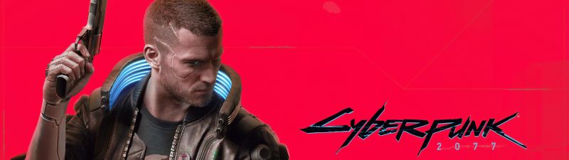 Cyberpunk 2077, Red background, Character V, Xbox Series X, Xbox One, PlayStation 4, Google Stadia, PC Games, 2020 Games