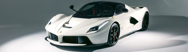 LaFerrari, White cars, Sports cars