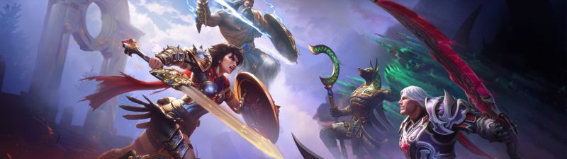 Smite 2, Game Art, 2024 Games, Zeus, Bellona, Hecate, PlayStation 5, Xbox Series X and Series S