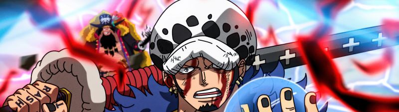 Trafalgar Law, 5K, Artwork, One Piece