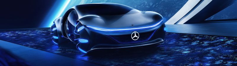 Mercedes-Benz VISION AVTR, Outer space, 5K, Futuristic, Concept cars