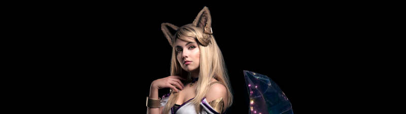 KDA Ahri, Cosplay, 5K, AMOLED, League of Legends