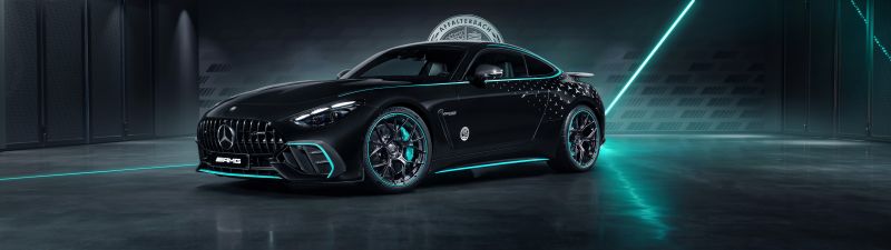 Mercedes-AMG GT 63 PRO 4MATIC+, Dark aesthetic, Collector’s Edition, 2024, 5K, Black cars