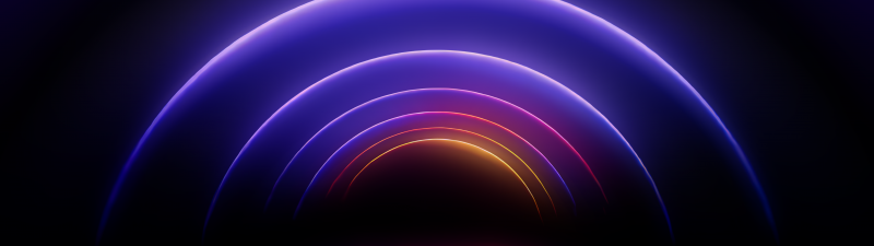 WWDC, Glowing, Violet background, Neon colors, Digital Art, 5K