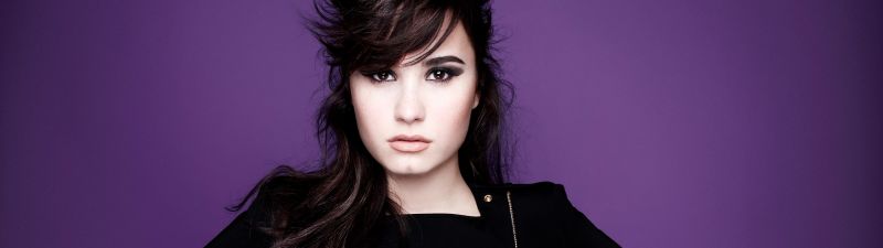 Demi Lovato, Purple, American singer, 5K