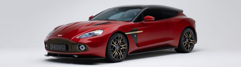 Aston Martin Vanquish, Red cars, White background