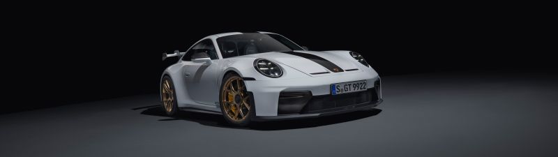 Porsche 911 GT3, Weissach Package, 5K, 8K, Dark background