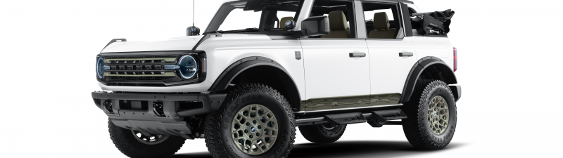 Ford Bronco Wild Fund, 2025, 5K, White background, Ford Bronco