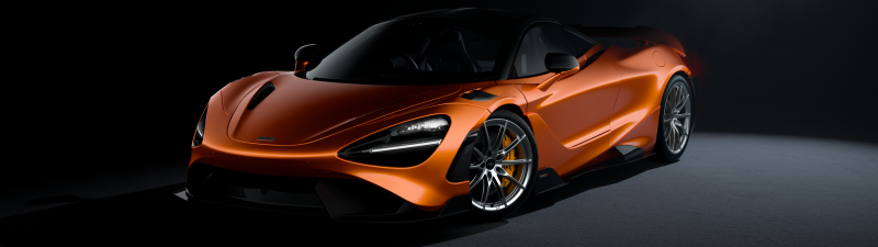 McLaren 720S, Dark aesthetic, Dark background, Supercars