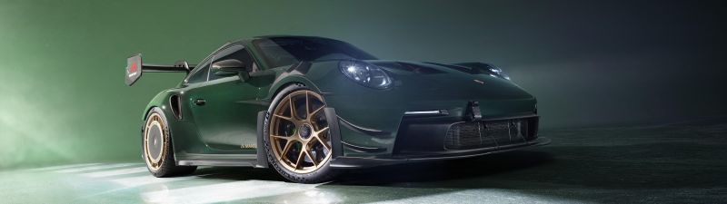 Porsche 911 GT3 RS, Manthey Kit, 5K, Green aesthetic