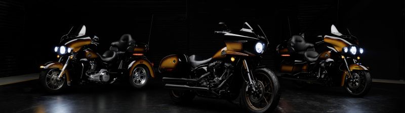 Harley-Davidson Low Rider ST Tobacco Fade, 5K, Dark aesthetic, Dark background, Harley-Davidson Low Rider