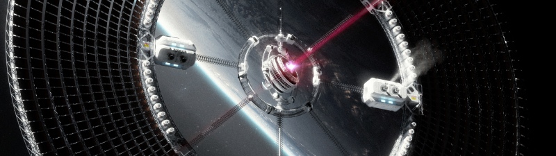 NASA, Laser technology, Satellite, Orbit, Concept Art, Future tech, 5K