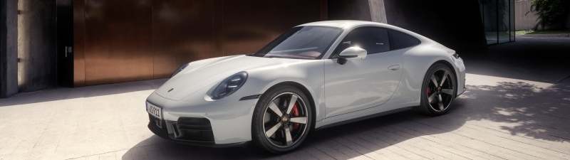 Porsche 911 Carrera S, 2025, White cars, 5K