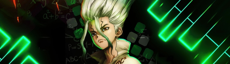 Senku Ishigami, Dr. Stone, 4K wallpaper