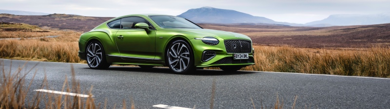 Bentley Continental GT Speed, Lime Green, Luxury sports cars, 5K, 8K