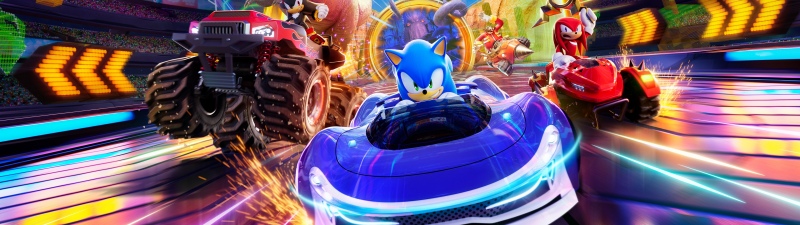 Sonic Racing: CrossWorlds, Key Art, 2025 Games, PlayStation 5, Nintendo Switch, PlayStation 4, Xbox Series X and Series S, Xbox One, PC Games