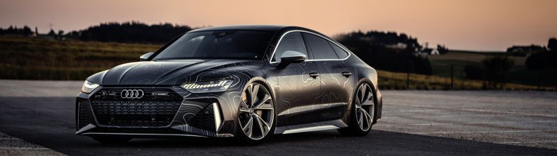 Audi RS 7 Sportback, Black Box-Richter, 2020, 5K, 8K