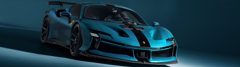 Novitec Ferrari SF90 XX Stradale, 2025, 5K, 8K, Blue aesthetic, Plug-In Hybrid