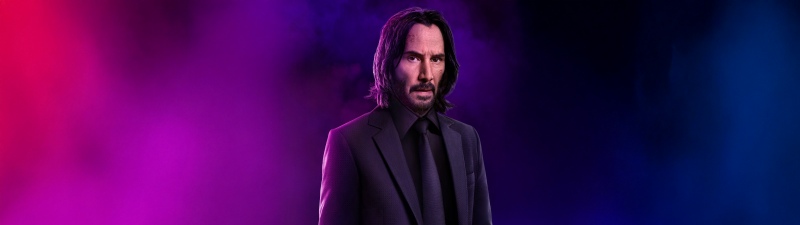 John Wick, Ballerina, Neon background, 2025 Movies, 5K, Keanu Reeves as John Wick