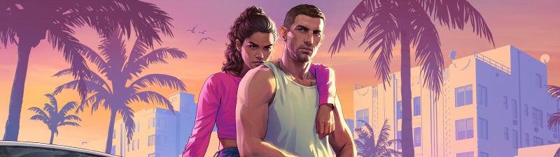 Jason and Lucia, Ultrawide, Grand Theft Auto VI, 2026 Games
