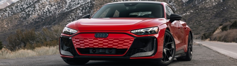 Audi RS e-tron GT performance, 2025, Luxury electric cars, Red cars