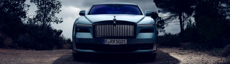 Rolls-Royce Black Badge Spectre, Monteverde, 5K, 8K, Dark aesthetic