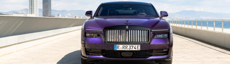 Rolls-Royce Black Badge Spectre, Vapour Violet, 5K, 8K