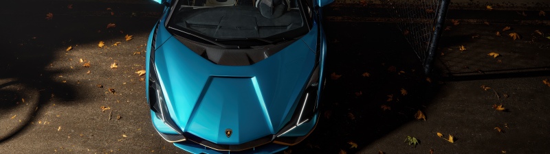 Lamborghini Sián Roadster, 5K, Hybrid sports car