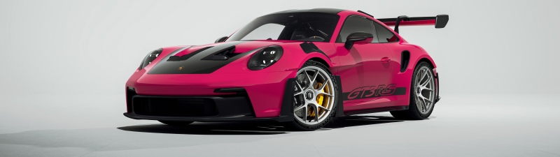 Porsche 911 GT3 RS, Pink, 5K, Sports cars