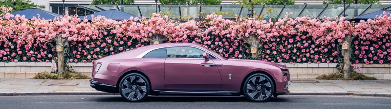Rolls-Royce Spectre, Floral Art In Chelsea, 5K, 8K