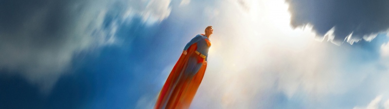 Superman, Flying, Sky, DC Superheroes, 2025 Movies, David Corenswet