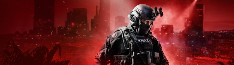 Ready or Not, Game poster, Video Game, SWAT, Red background, 2025 Games