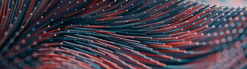 Data illustration, Waves, Bokeh, 5K, 8K
