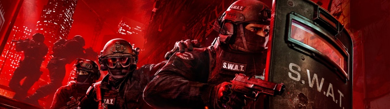 SWAT, Ready or Not, Video Game, Red background, 2025 Games