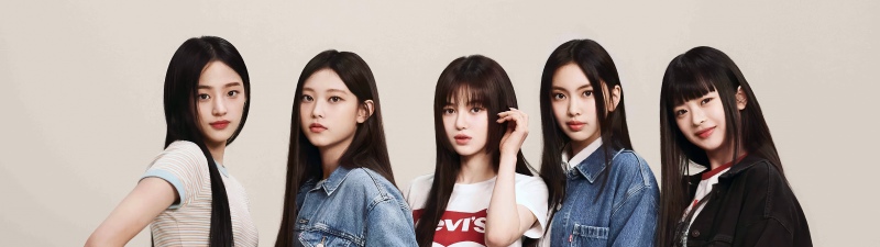 NewJeans Levis, Minji, Hanni, Danielle, Haerin, Hyein