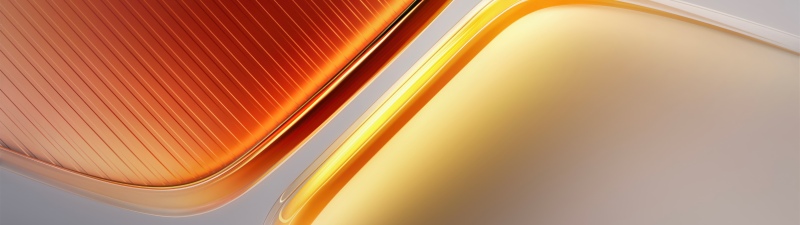 iQOO Pad 5 Pro, Stock, Orange abstract, Abstract design, Curves, Stock, Pentagon